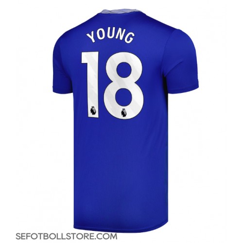 Everton Ashley Young #18 Replika Hemmatröja 2024-25 Kortärmad